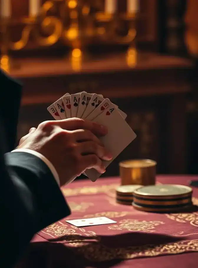 Close-up magic performance at San Francisco Magic Theater